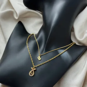 DIOR DAINTY STACK NECKLACE
