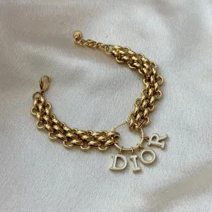 DIOR SPELLOUT BRACELET