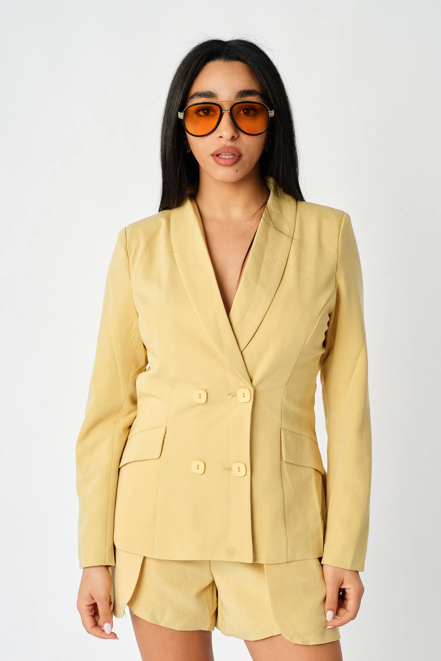 Double Breasted Relaxed Blazer