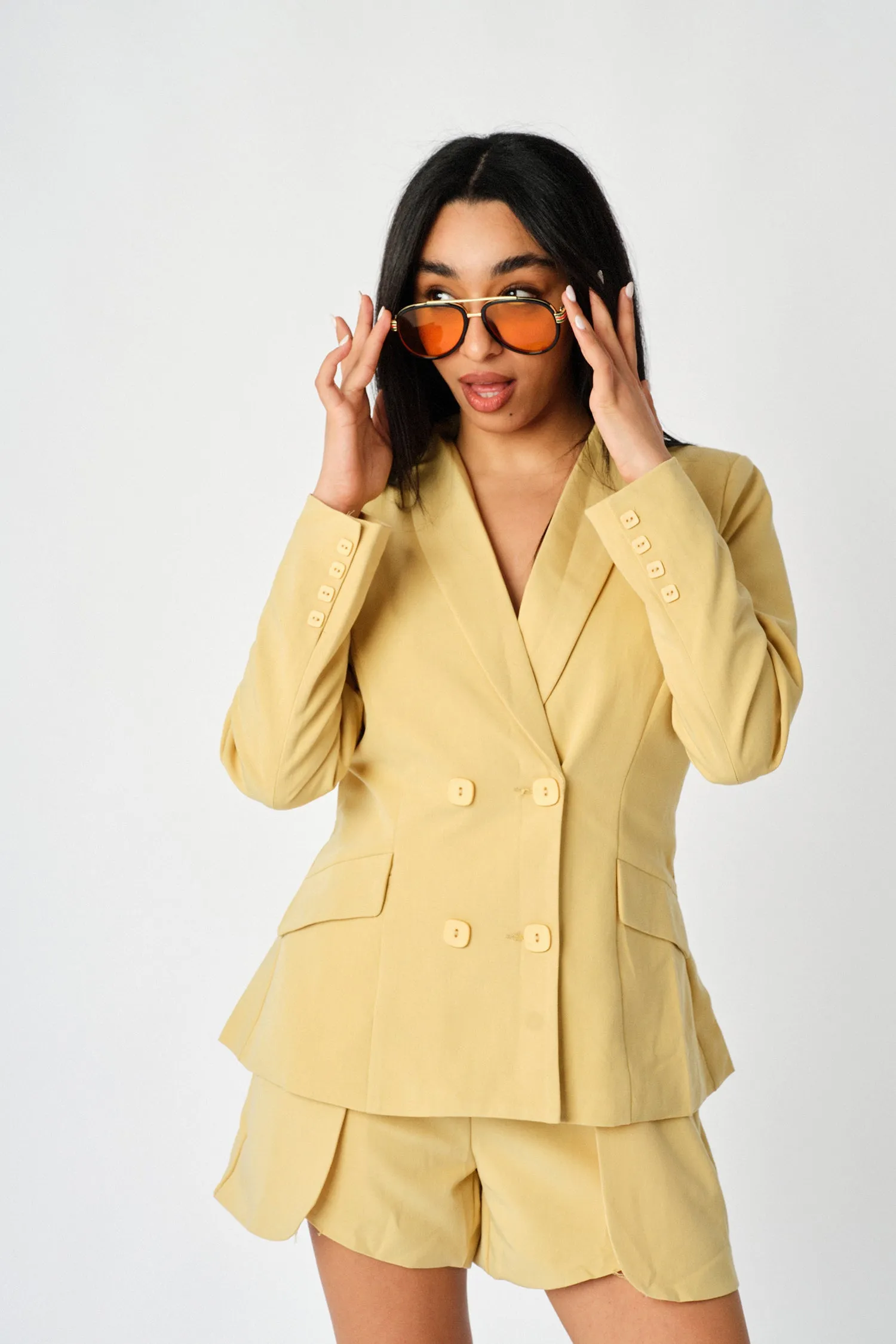 Double Breasted Relaxed Blazer