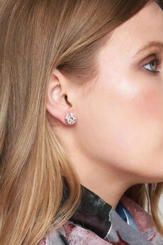 Druzy Stud Earrings