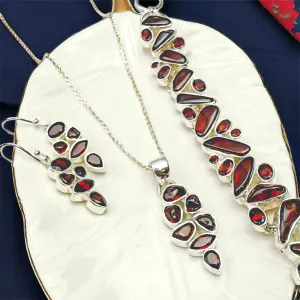 Elegant Garnet Jewelry