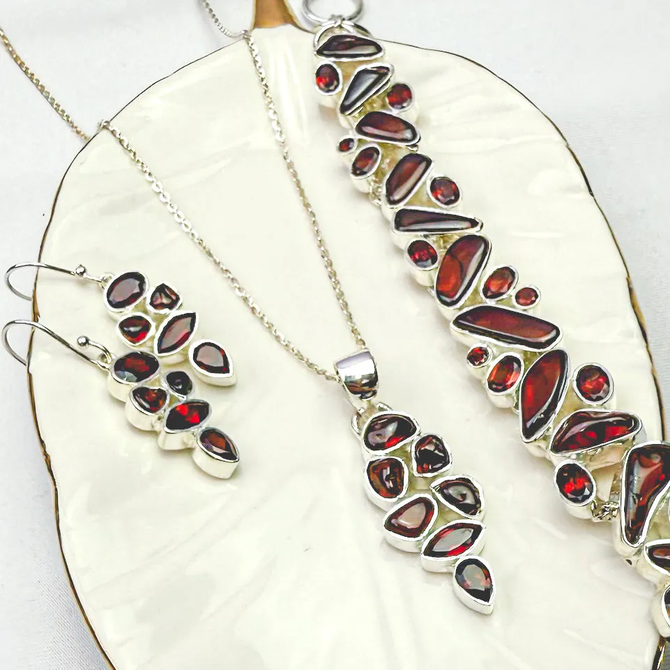 Elegant Garnet Jewelry