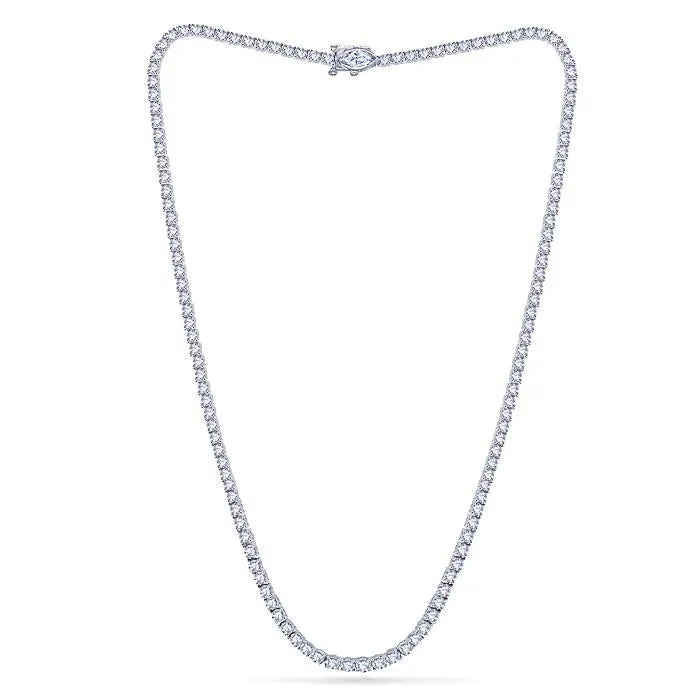 Elegant Gold Chain Natural Earth Mined Diamond Necklace