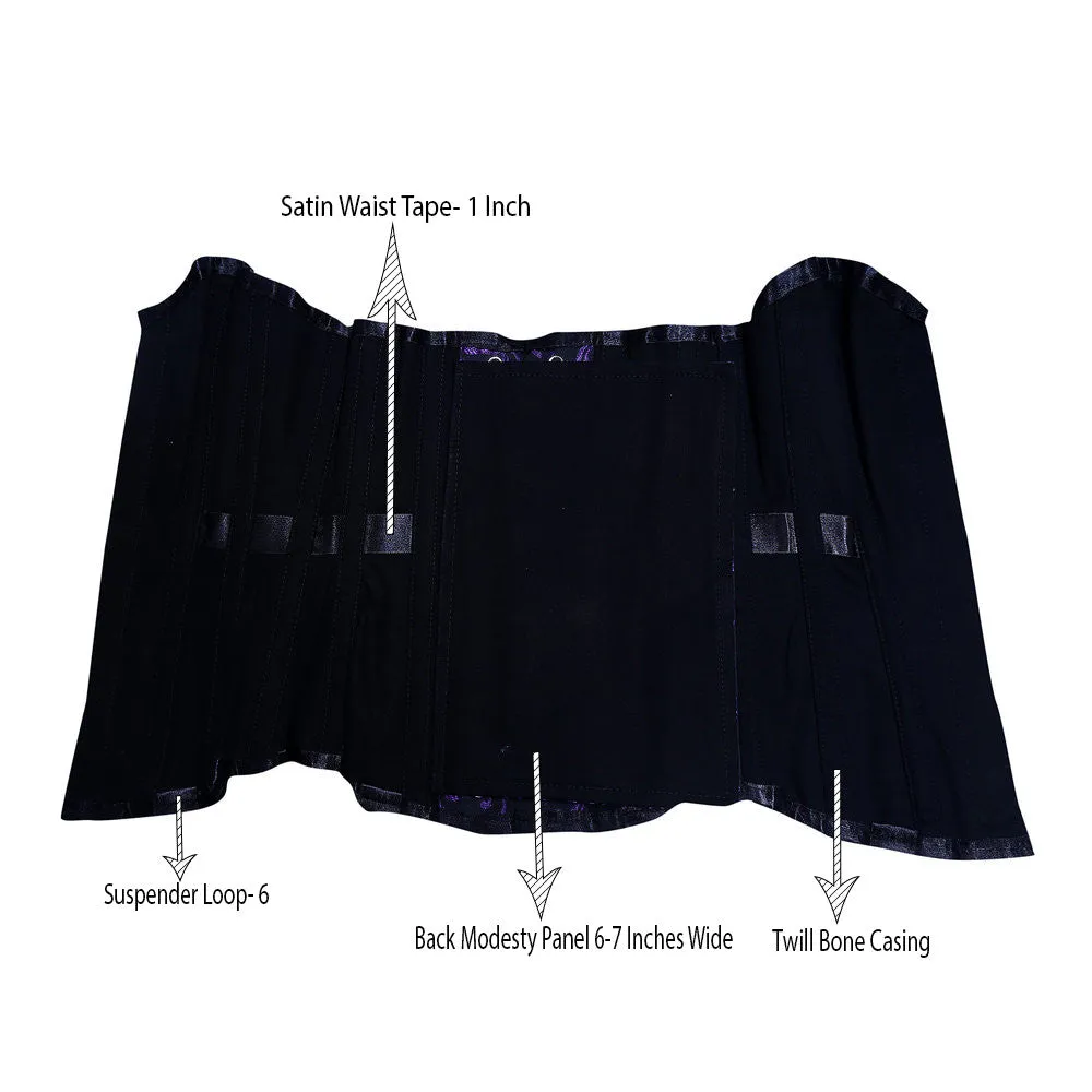 ELEGANT PURPLE/BLACK BRO-200