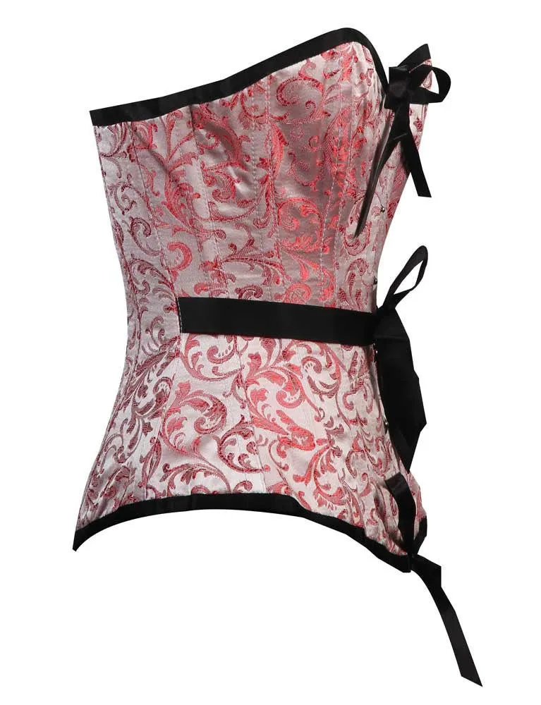 ELEGANT RED/SILVER BRO-200 WITH BOW
