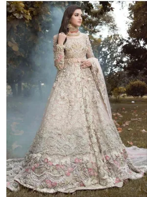 Elegant Silver Maxi Bridal Outfit #N7012