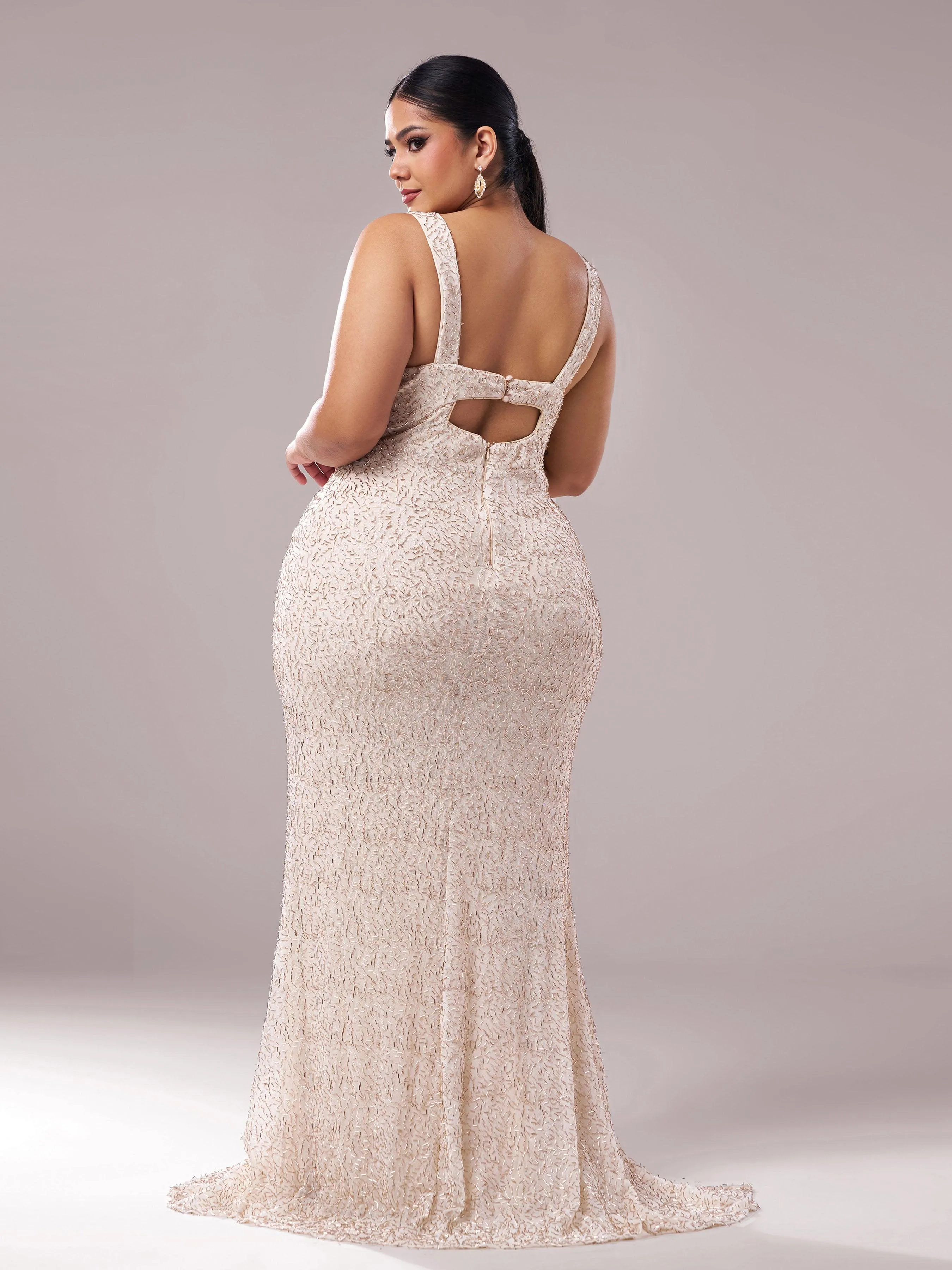 Elegant Sleeveless High Split Prom Dress GM00068