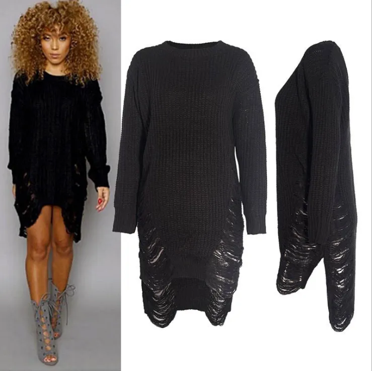 Elegant Tassel Sweater Dress