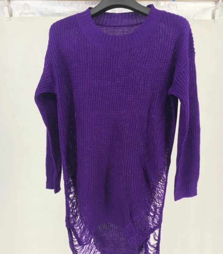 Elegant Tassel Sweater Dress