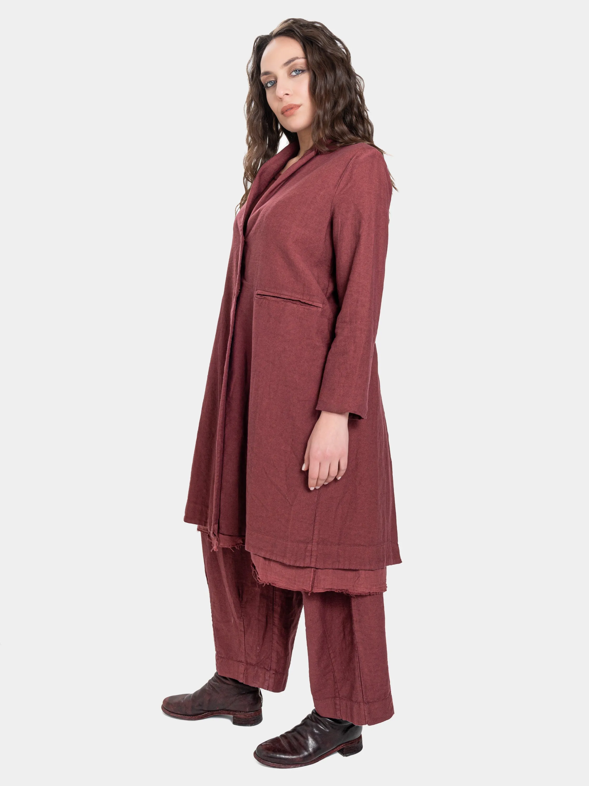 Elongated Collar Jacket