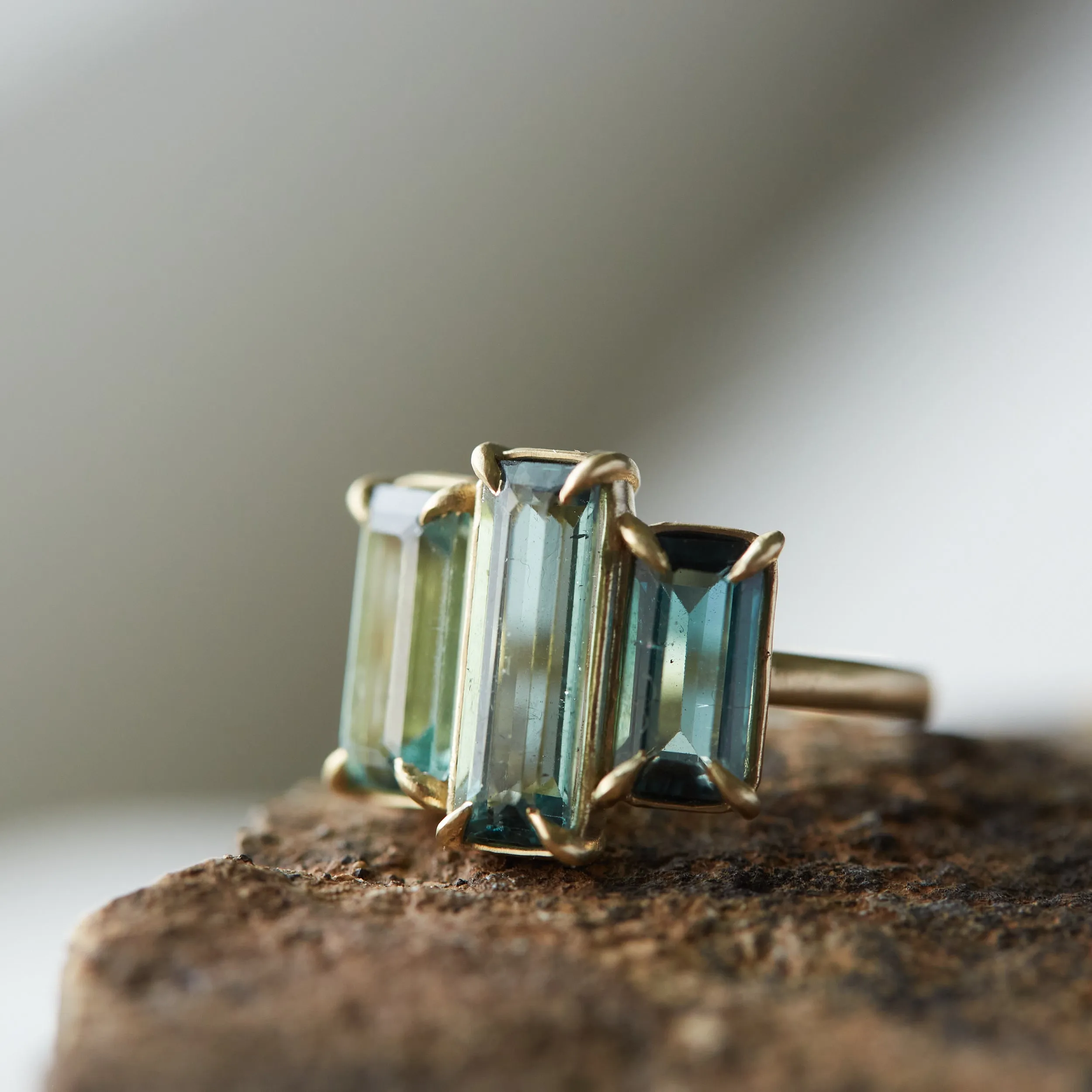 Elysium Trio Tourmaline Vanity Ring