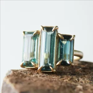 Elysium Trio Tourmaline Vanity Ring