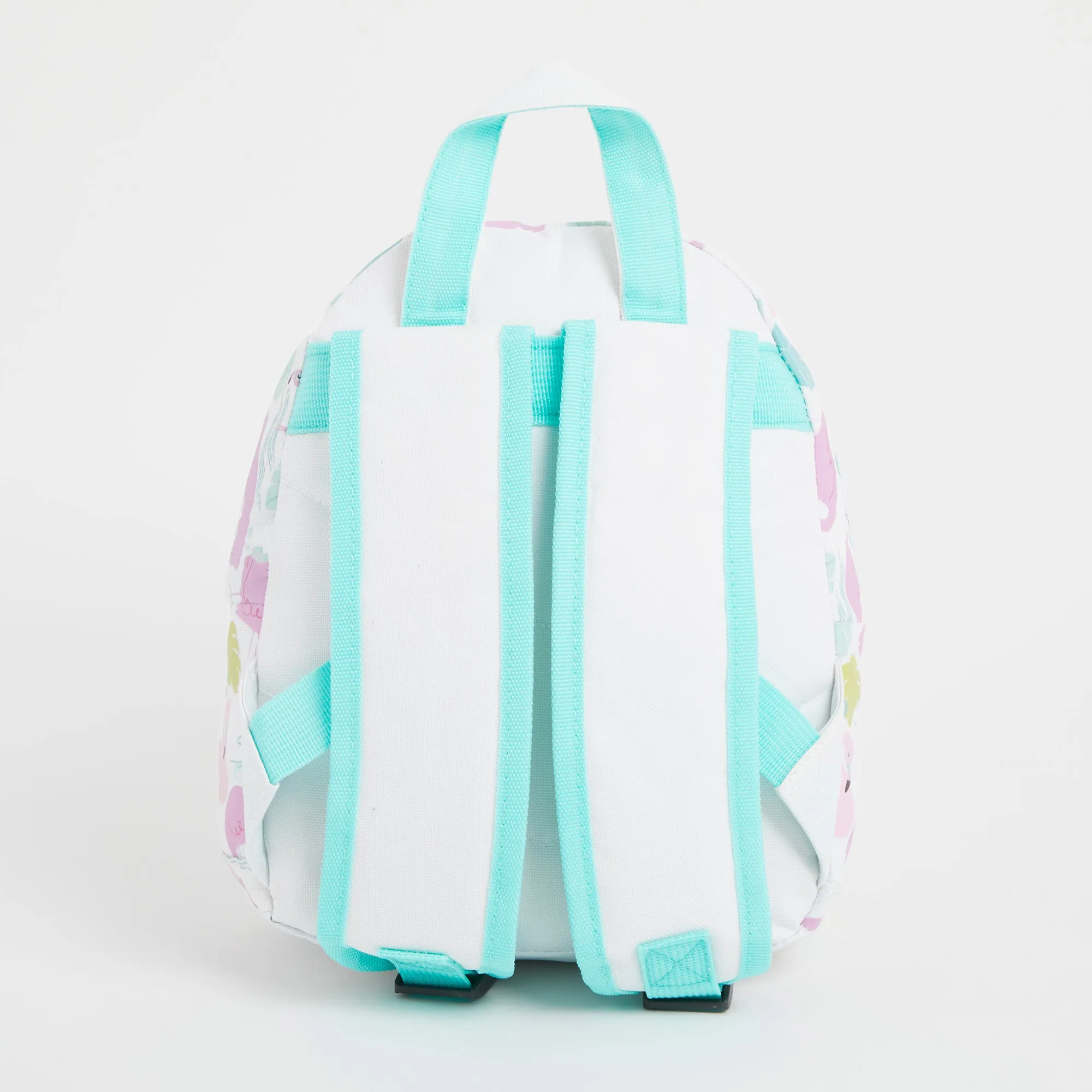 Embroidered Mini Flamingo Backpack