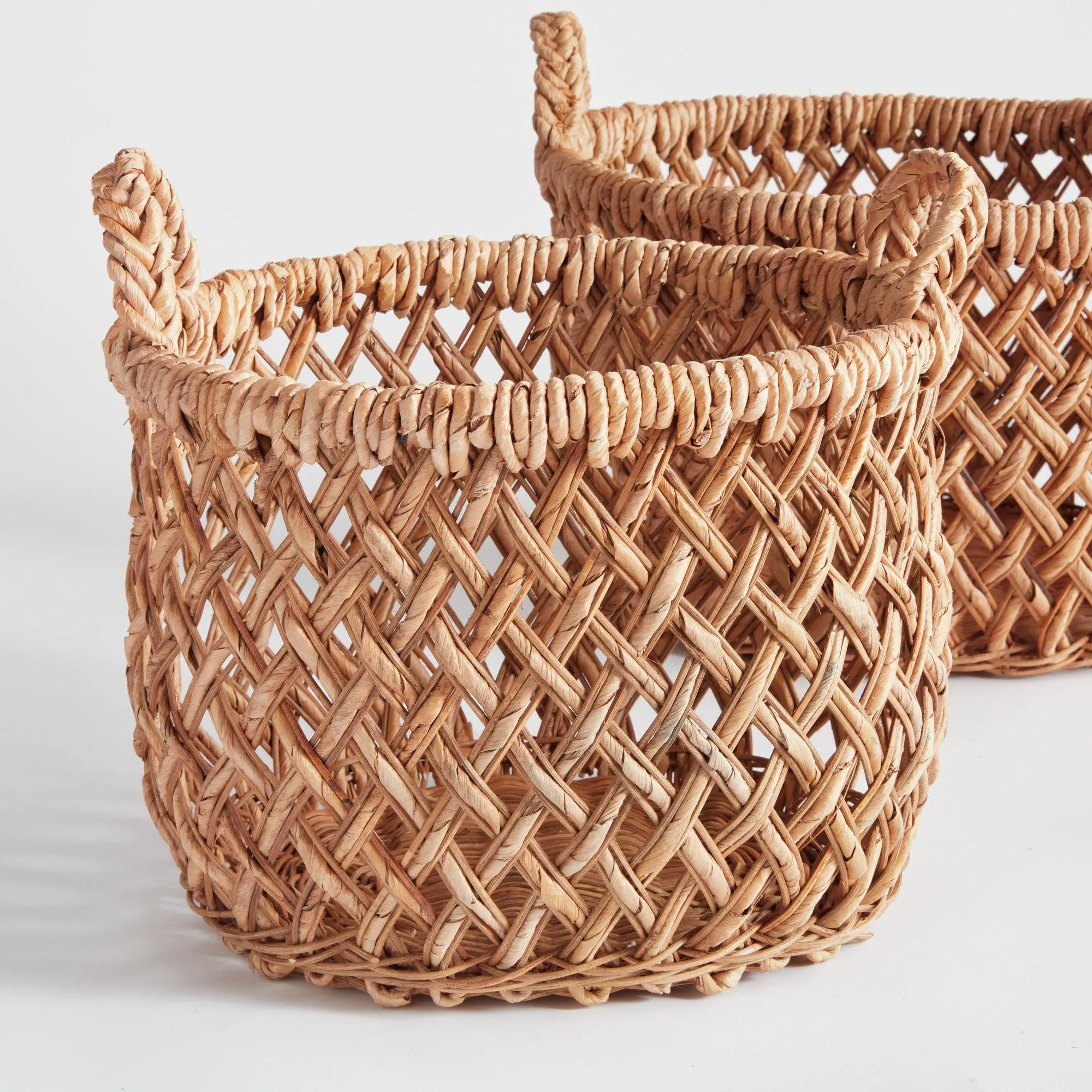 Emlyn Baskets With Handles, Set Of 2