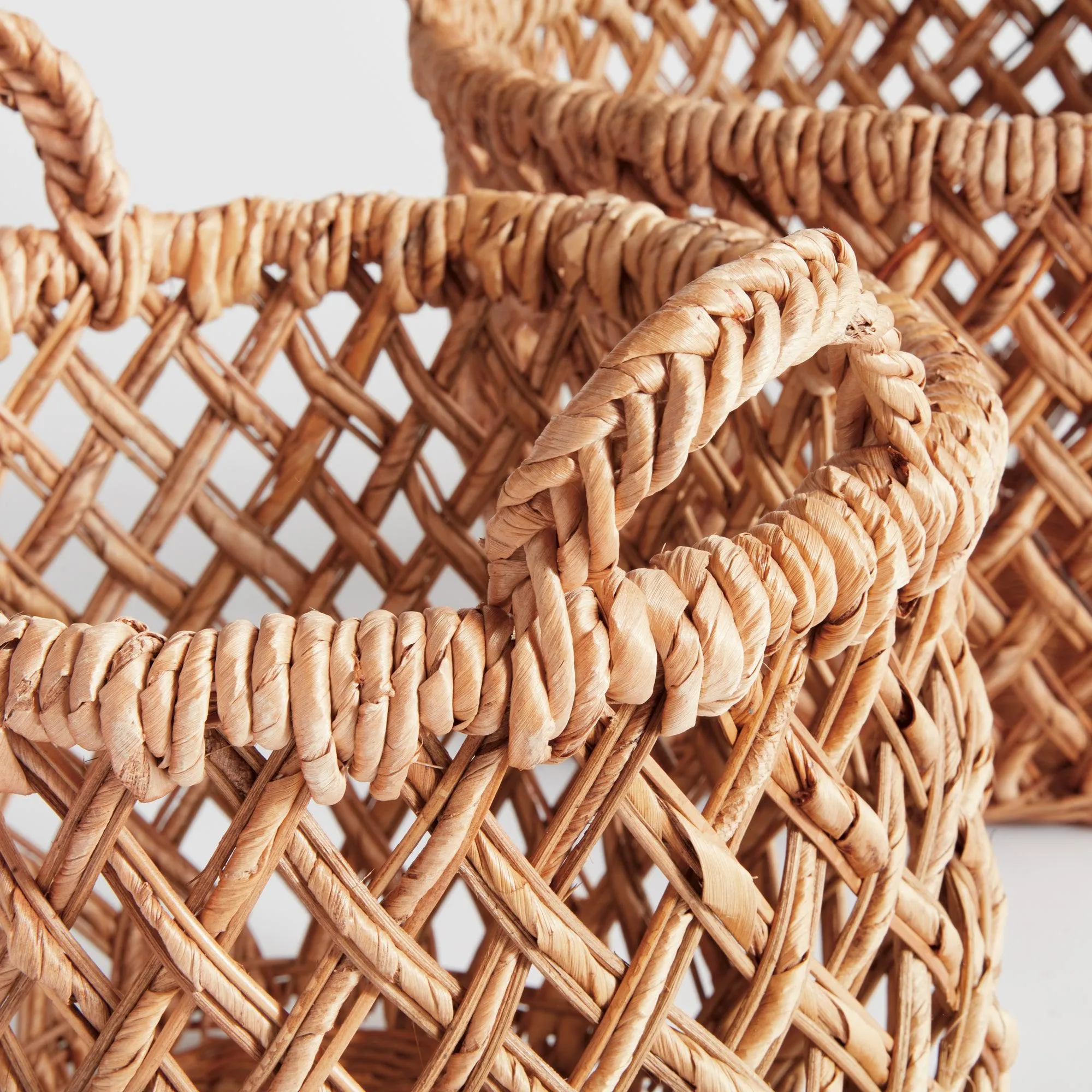 Emlyn Baskets With Handles, Set Of 2