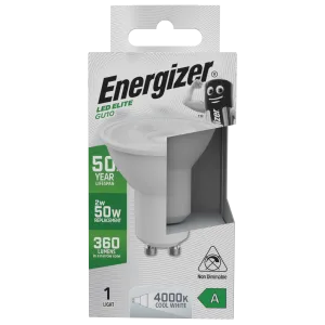 Energizer S29643 A Rated LED Elite GU10 360lm 2W 4000K (Cool White)