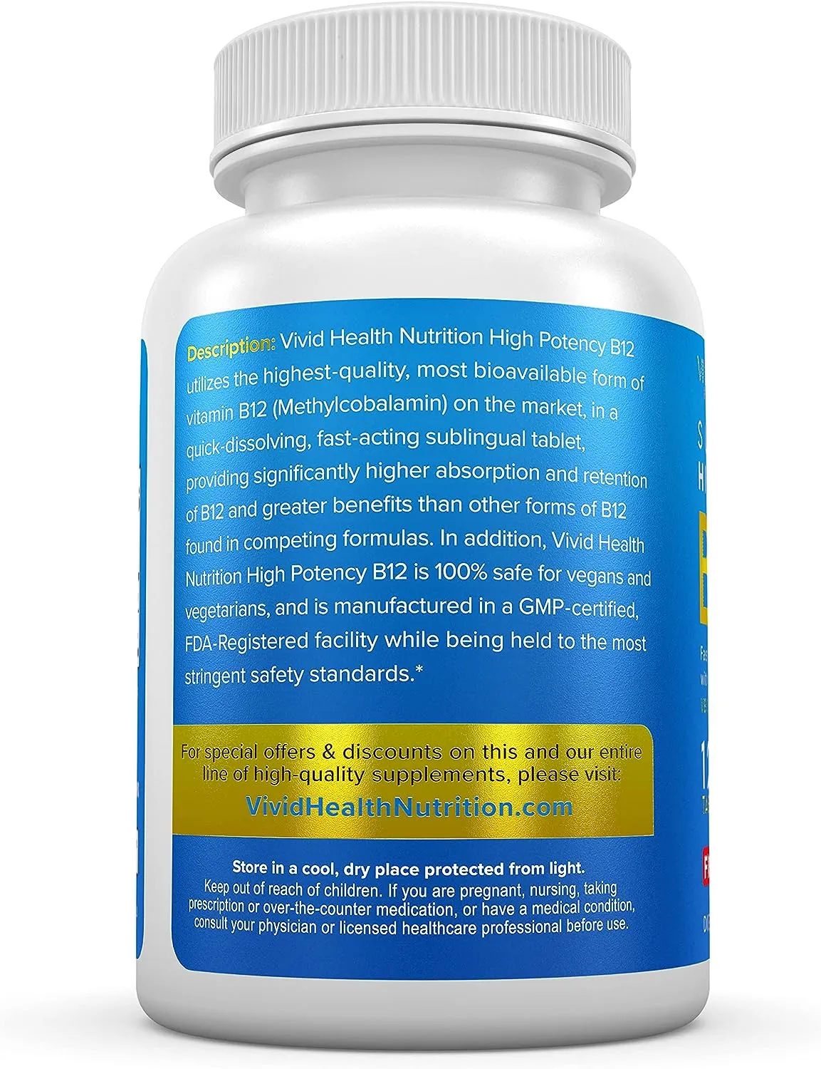 Energy Boosting Sublingual Vitamin B12 with Refreshing Fruit Punch Flavor