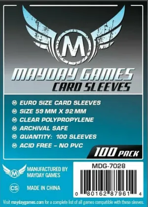 Euro Card Sleeves (59x92mm)