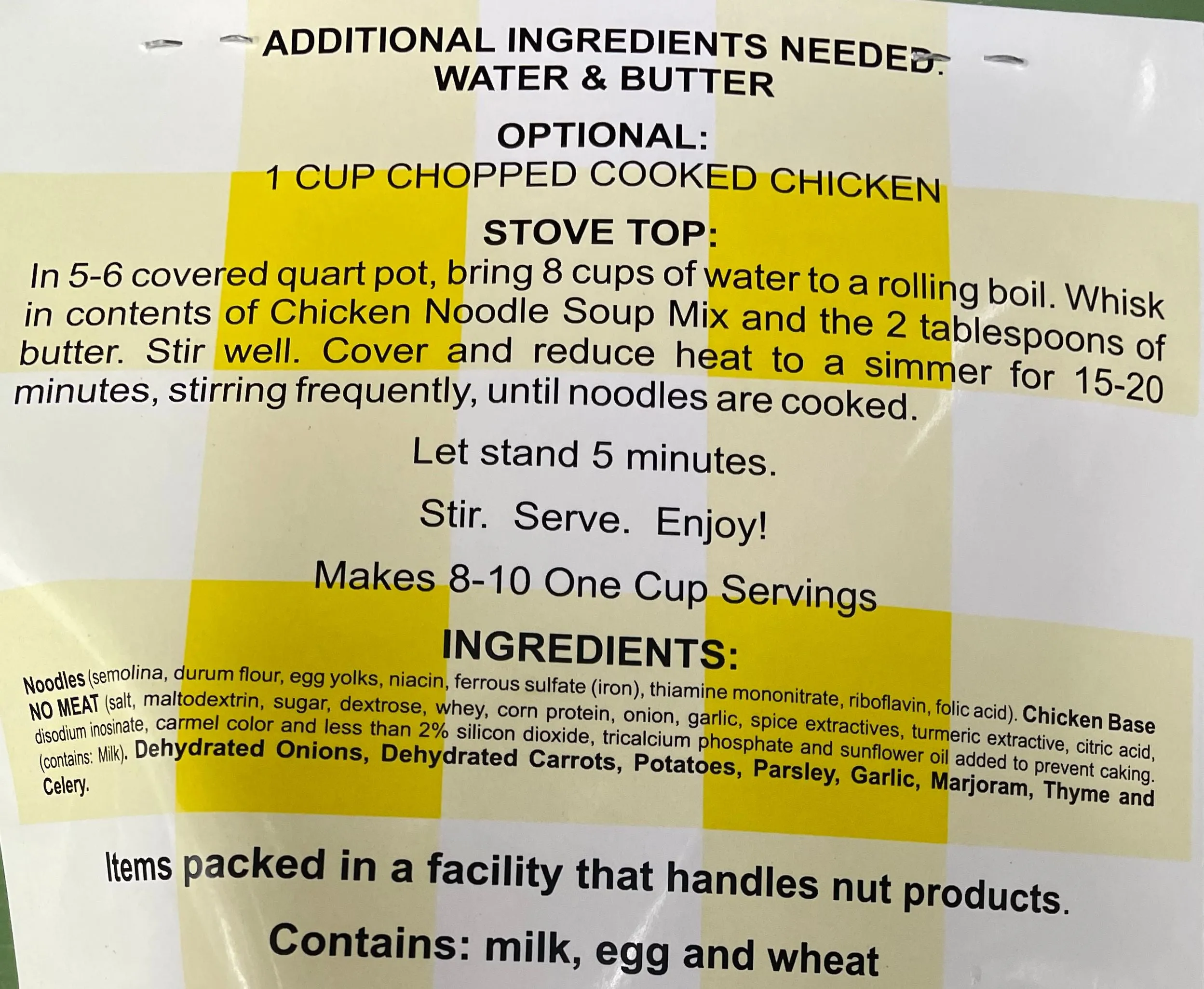 Evelyn's Elegant Edibles Classic Chicken Noodle Soup Mix
