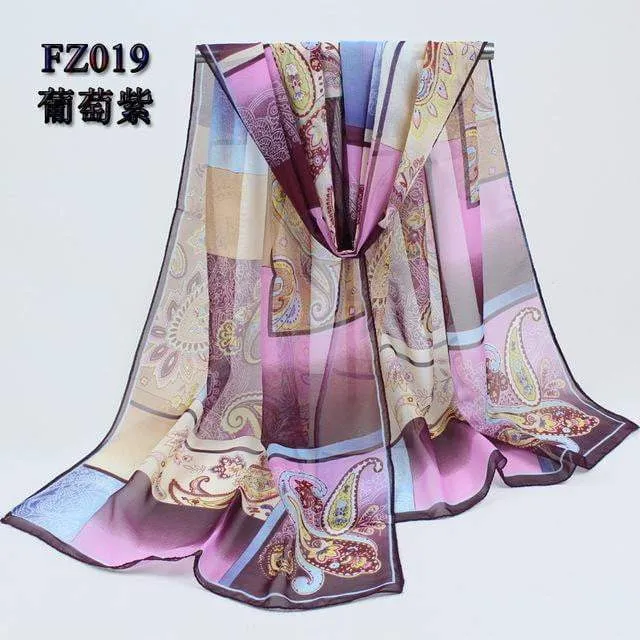 Exclusive Autumn Chiffon Women Scarves