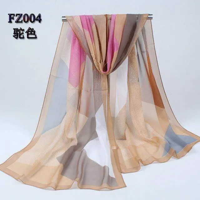 Exclusive Autumn Chiffon Women Scarves