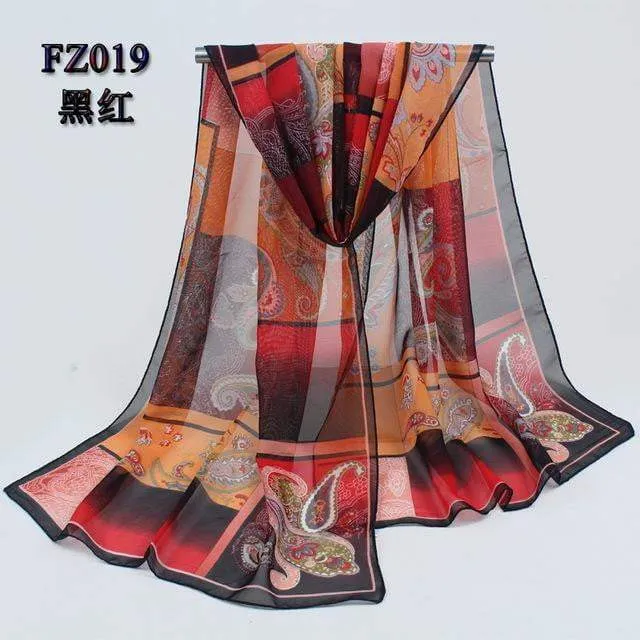 Exclusive Autumn Chiffon Women Scarves