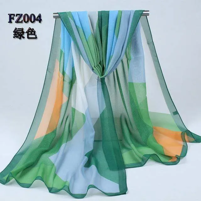 Exclusive Autumn Chiffon Women Scarves