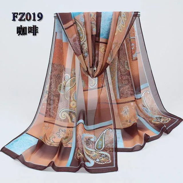 Exclusive Autumn Chiffon Women Scarves