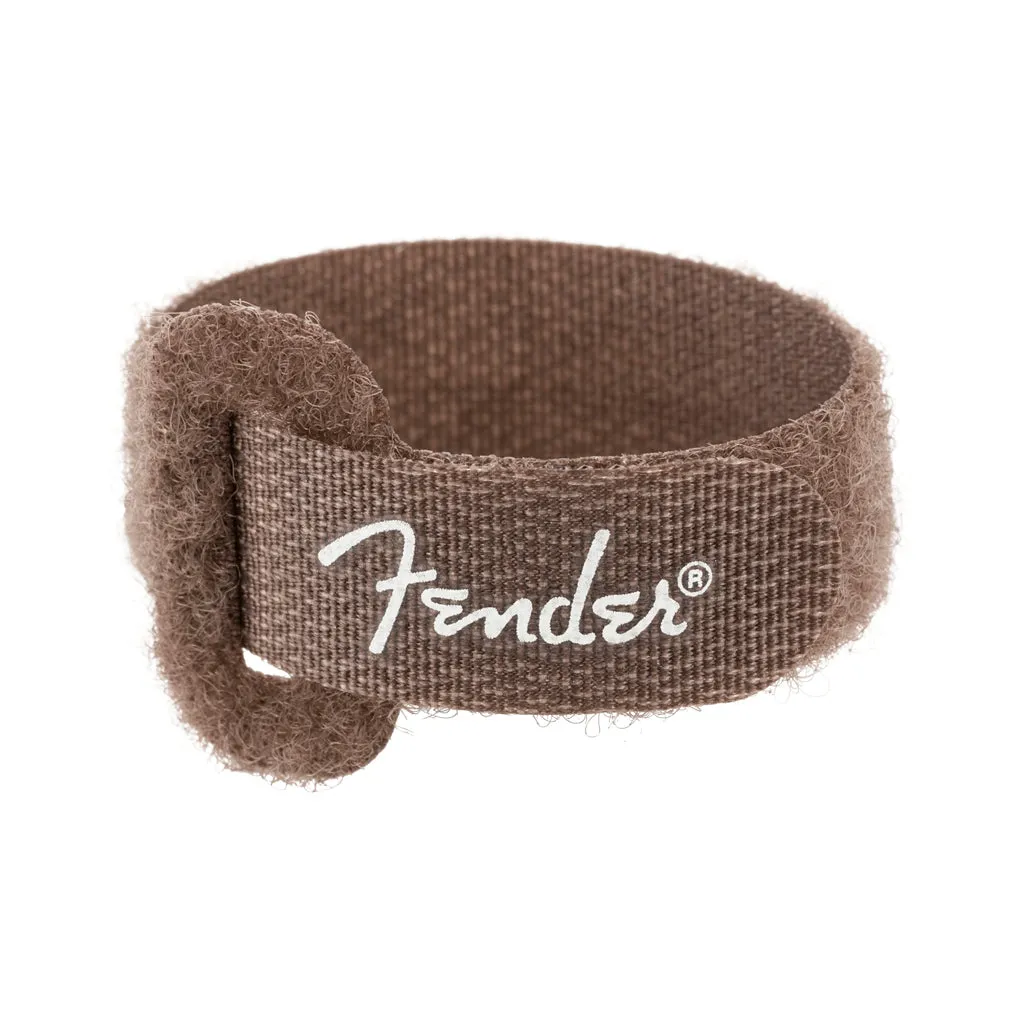 Fender Cable Ties, 2-pack, Black and Brown, 7inch
