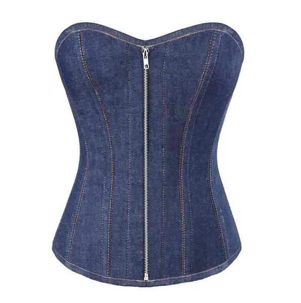 Fischer Denim Overbust Corset