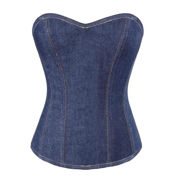 Fischer Denim Overbust Corset