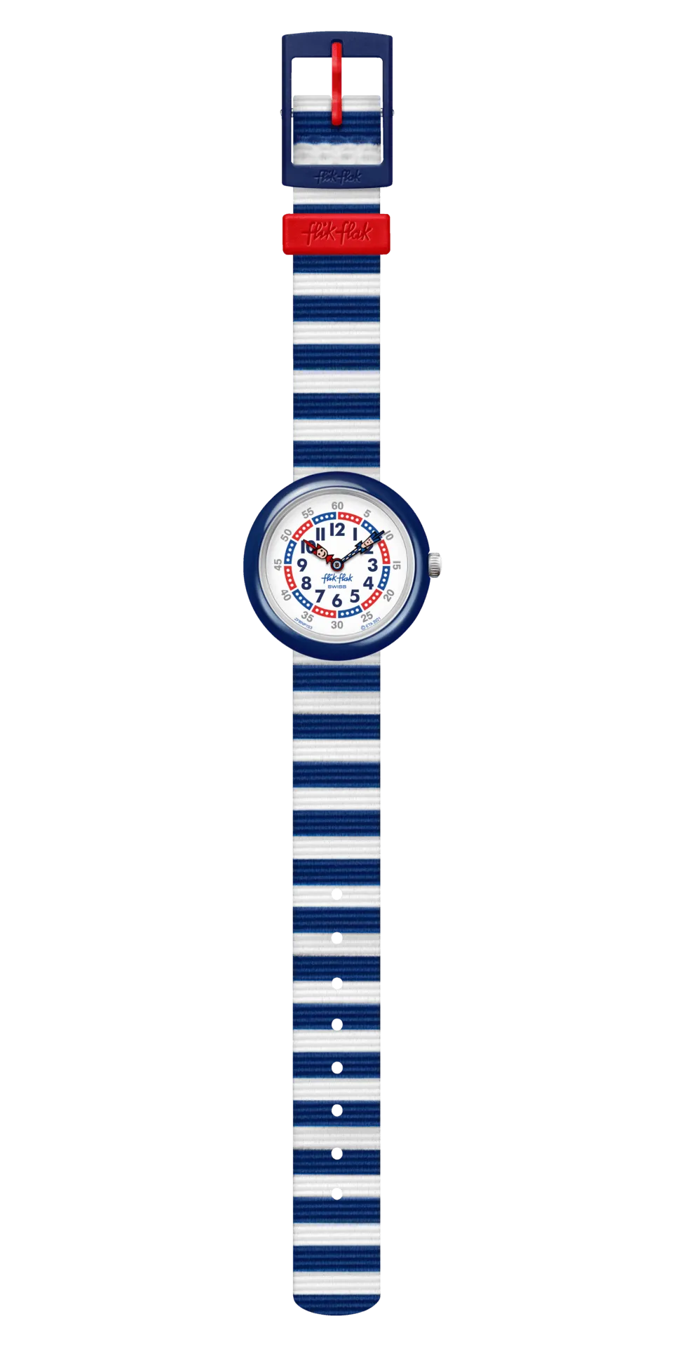 Flik Flak Little Boat Organized Chaos 34mm Fbnp193 watch