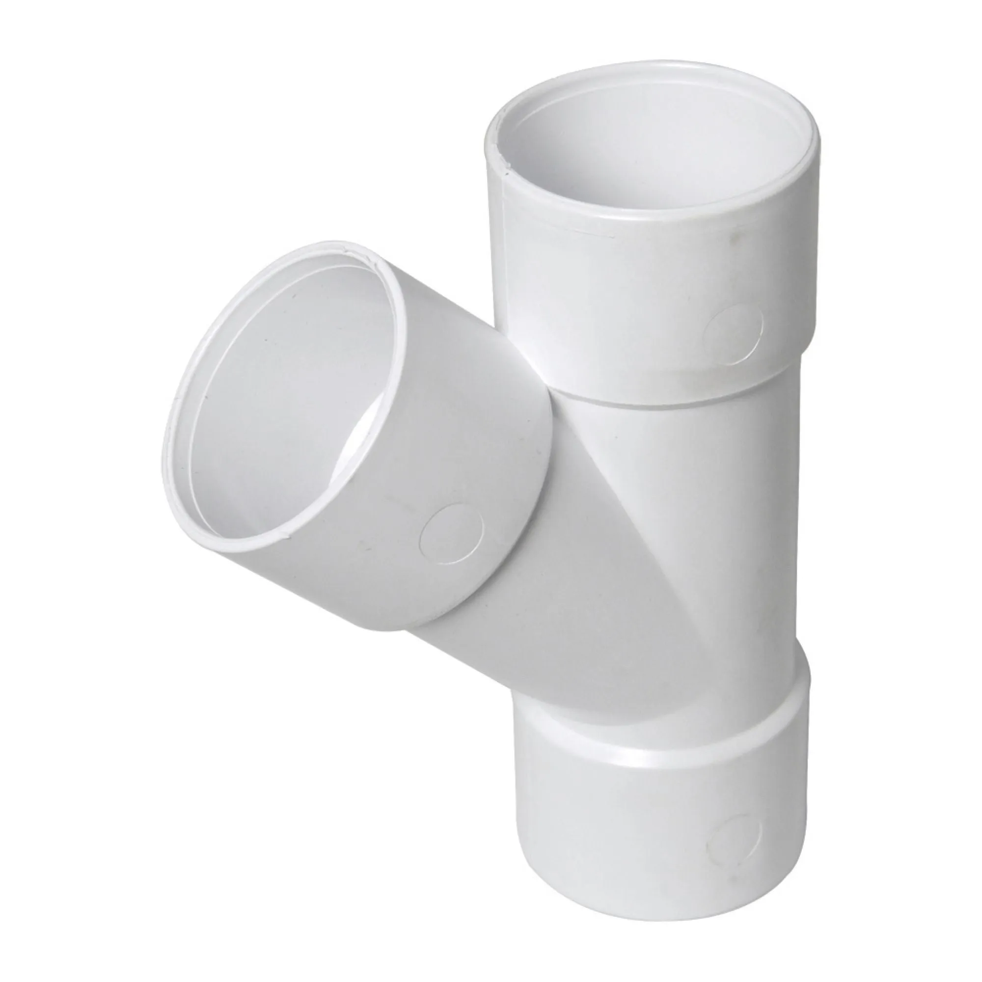 FloPlast ABS Solvent Weld 135 Degree Branch 32mm White (Pack of 10)