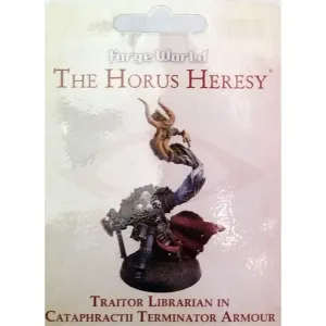 Forgeworld 2016 Event Only Traitor Librarian in Cataphractii Armour