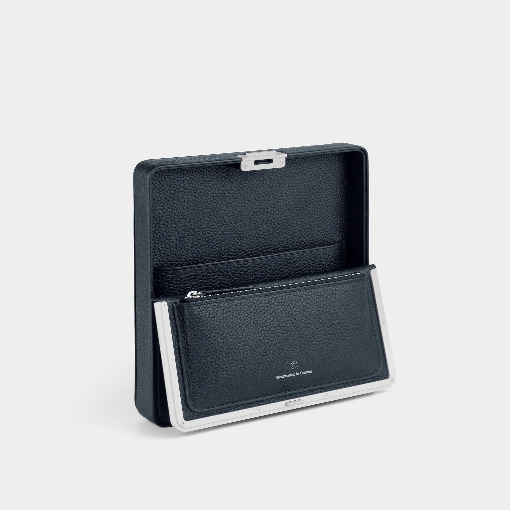 FRASER TRAVEL WALLET - MARINE / GREY