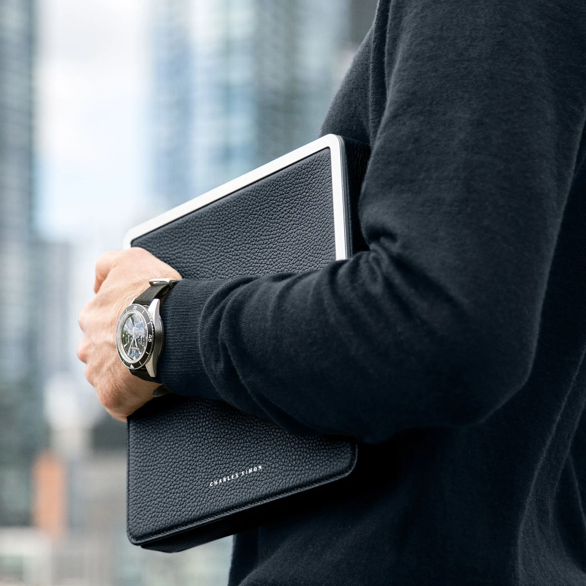 FRASER TRAVEL WALLET - MARINE / GREY