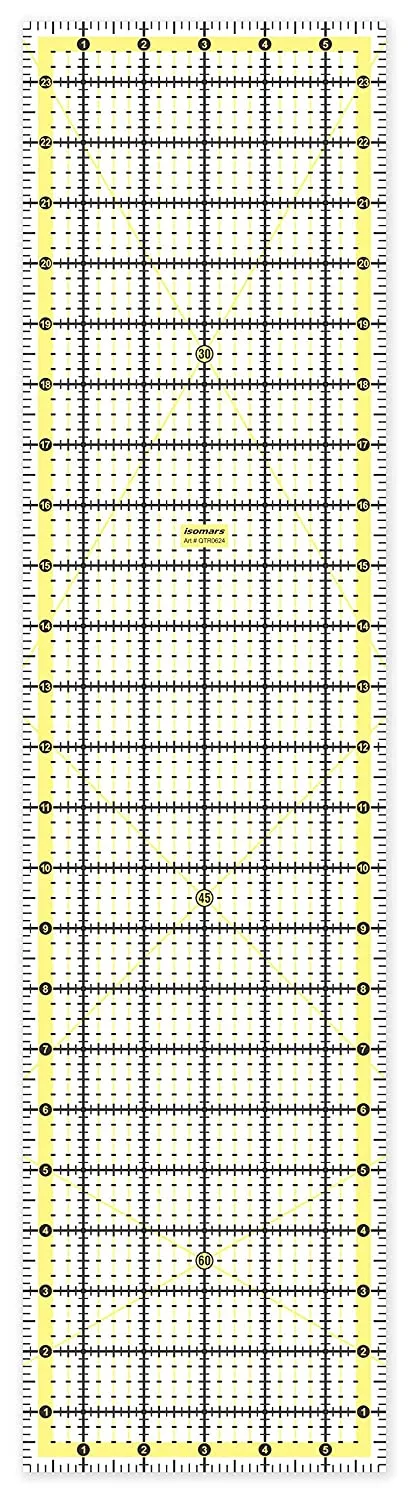 Garment Patchwork Quilting Ruler (6" x 24")