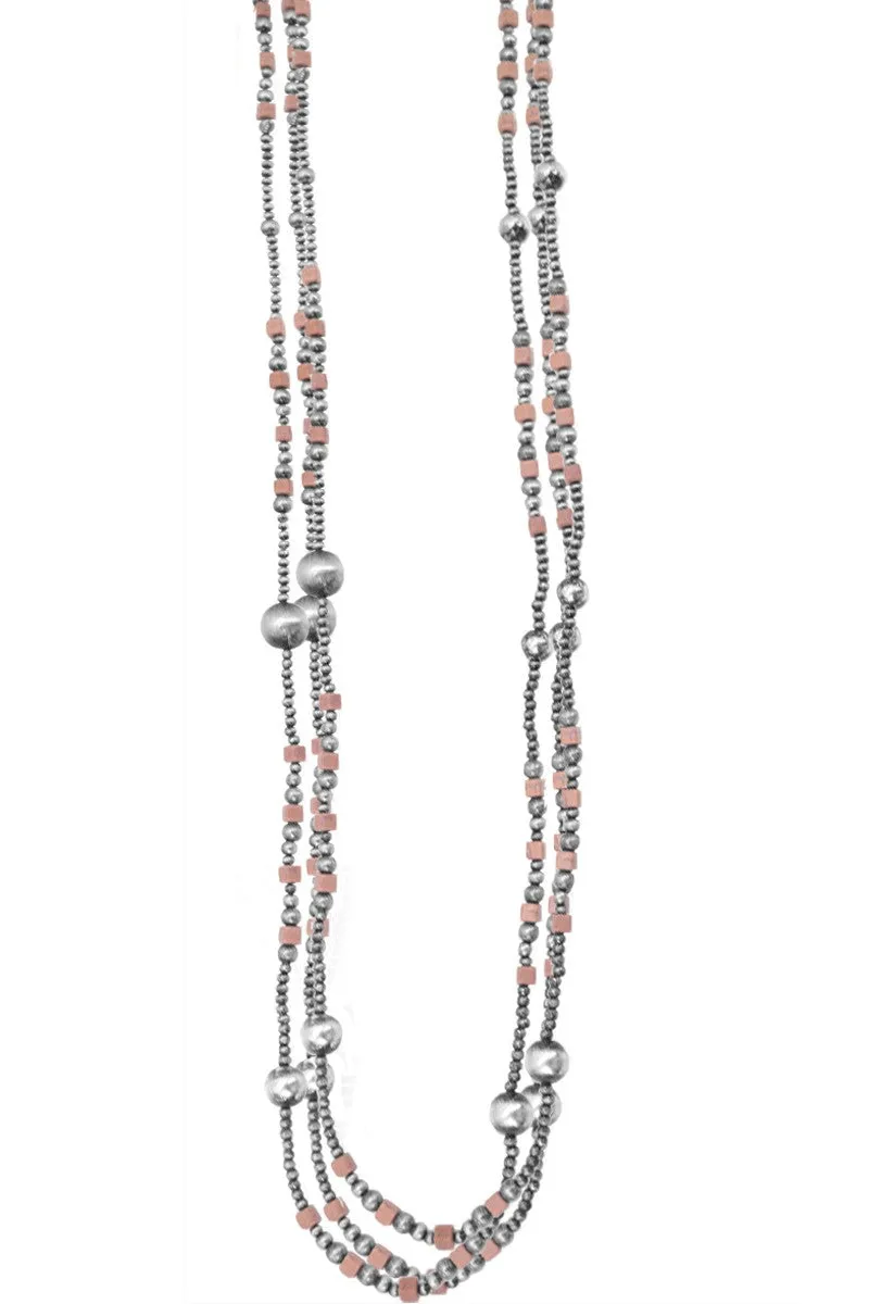 Gemstone   Navajo Pearl Necklace