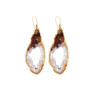 Geode Slice Earrings