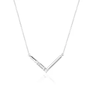 GEORGINI THE LAYERED EDIT TIGA NECKLACE SILVER
