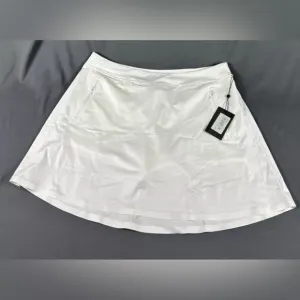 G/Fore G4 Womens Golf Skort XL White Polyester Spandex