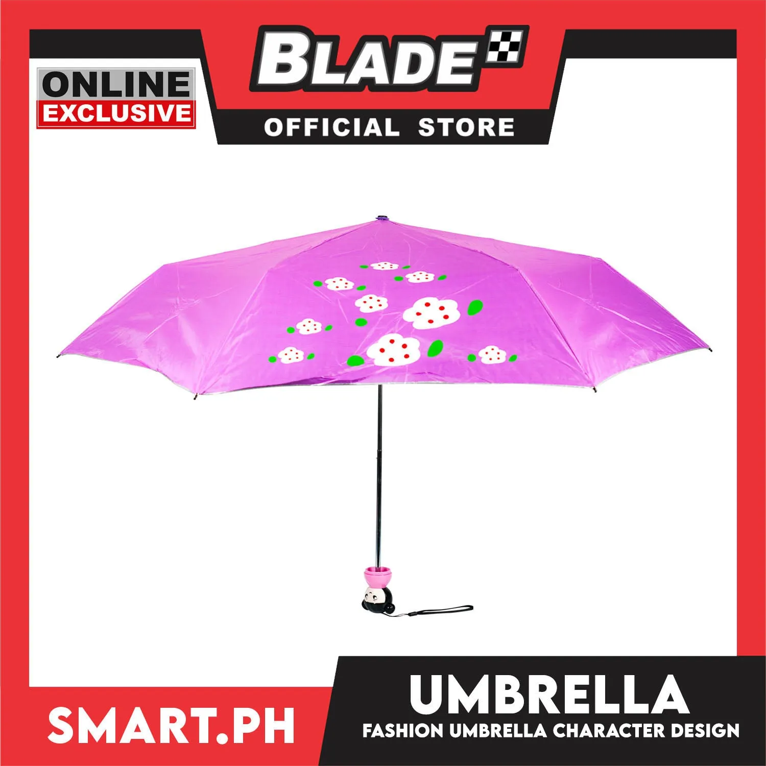 Gifts Folding Umbrella With Character China Doll Design (Assorted Designs and Colors)