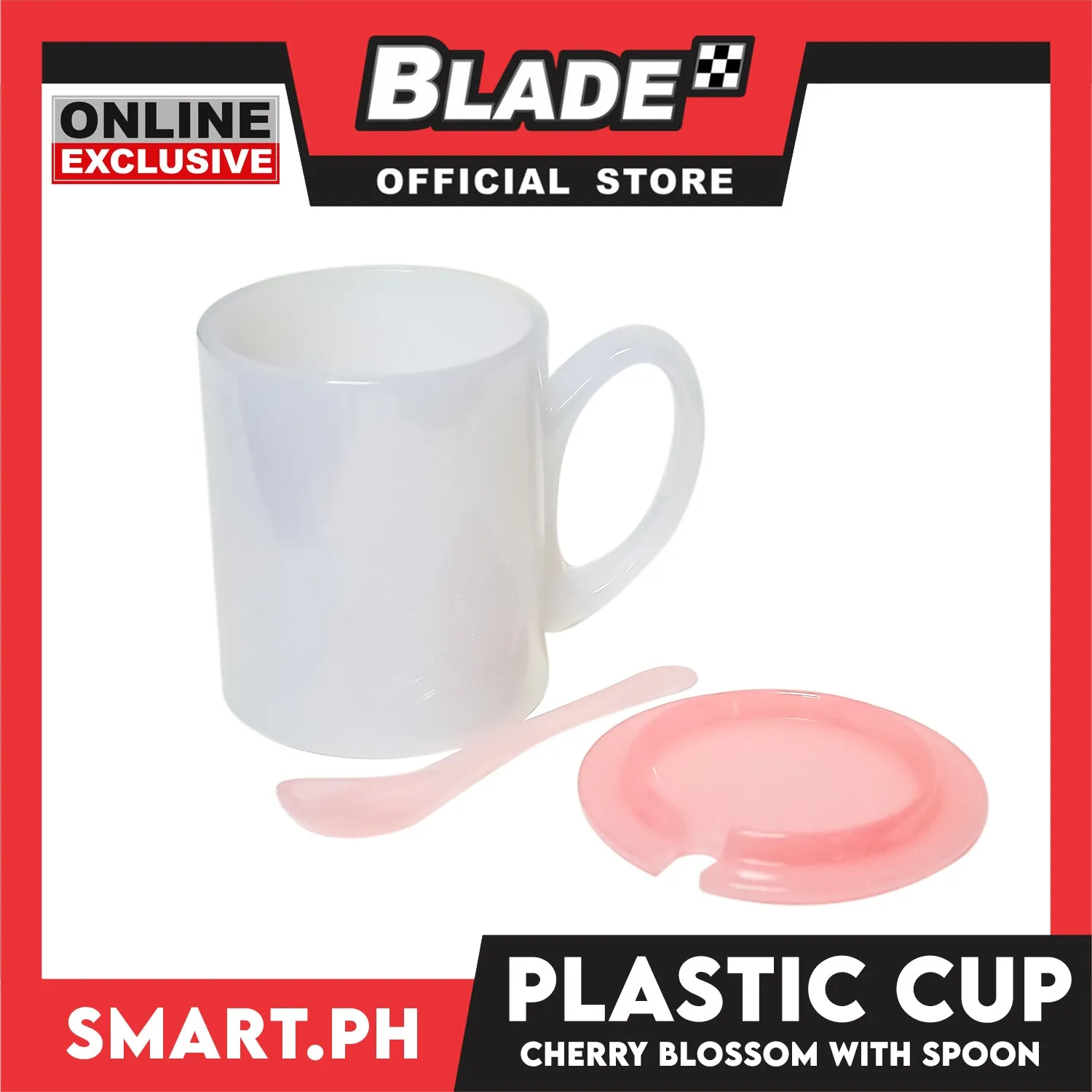 Gifts Plastic Cup Coffee Mug with Stirrer (Assorted Designs and Colors)