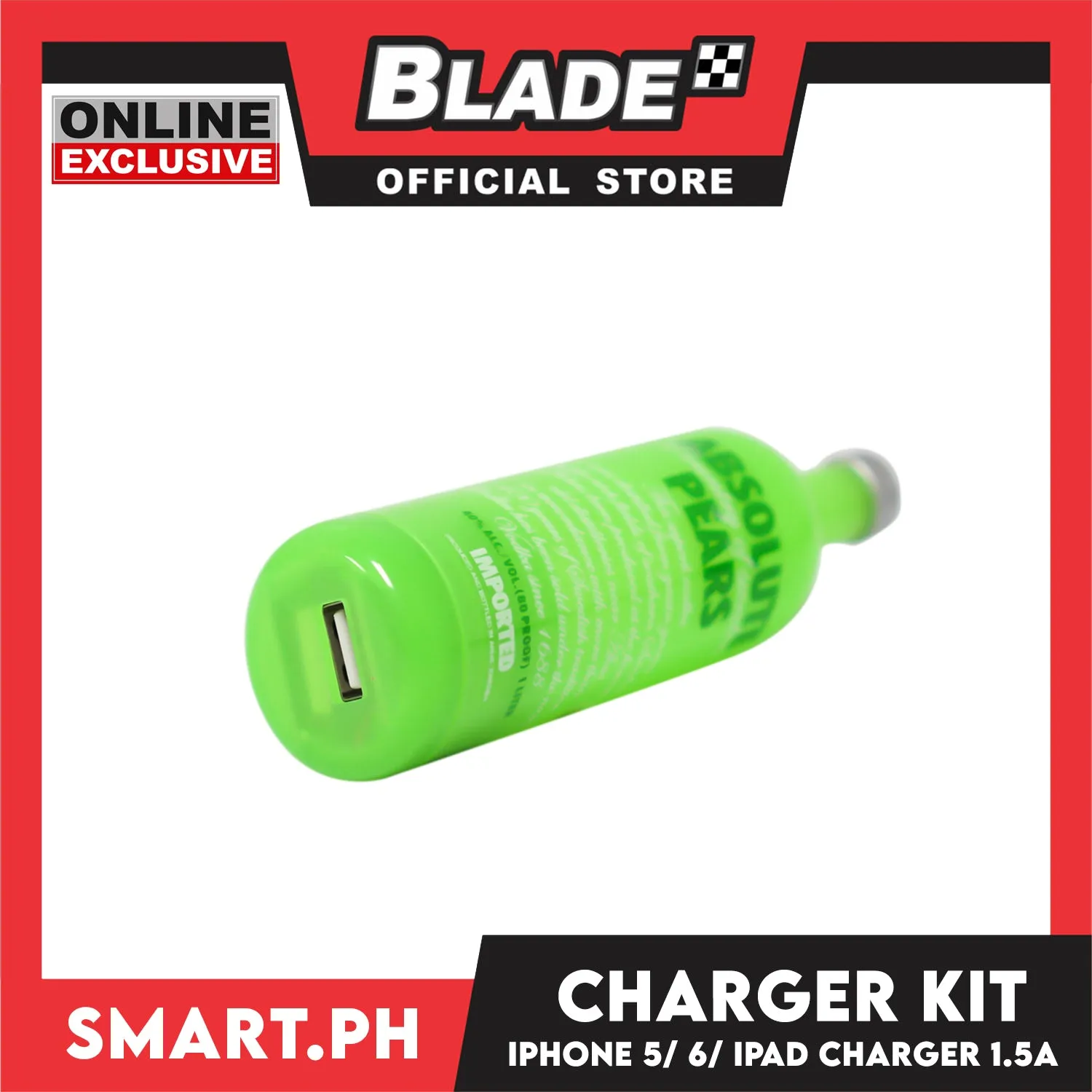 Gifts Power Bank Wine Bottle Design with Absolute Lightning Charger Kit 1.5A (Assorted Colors)