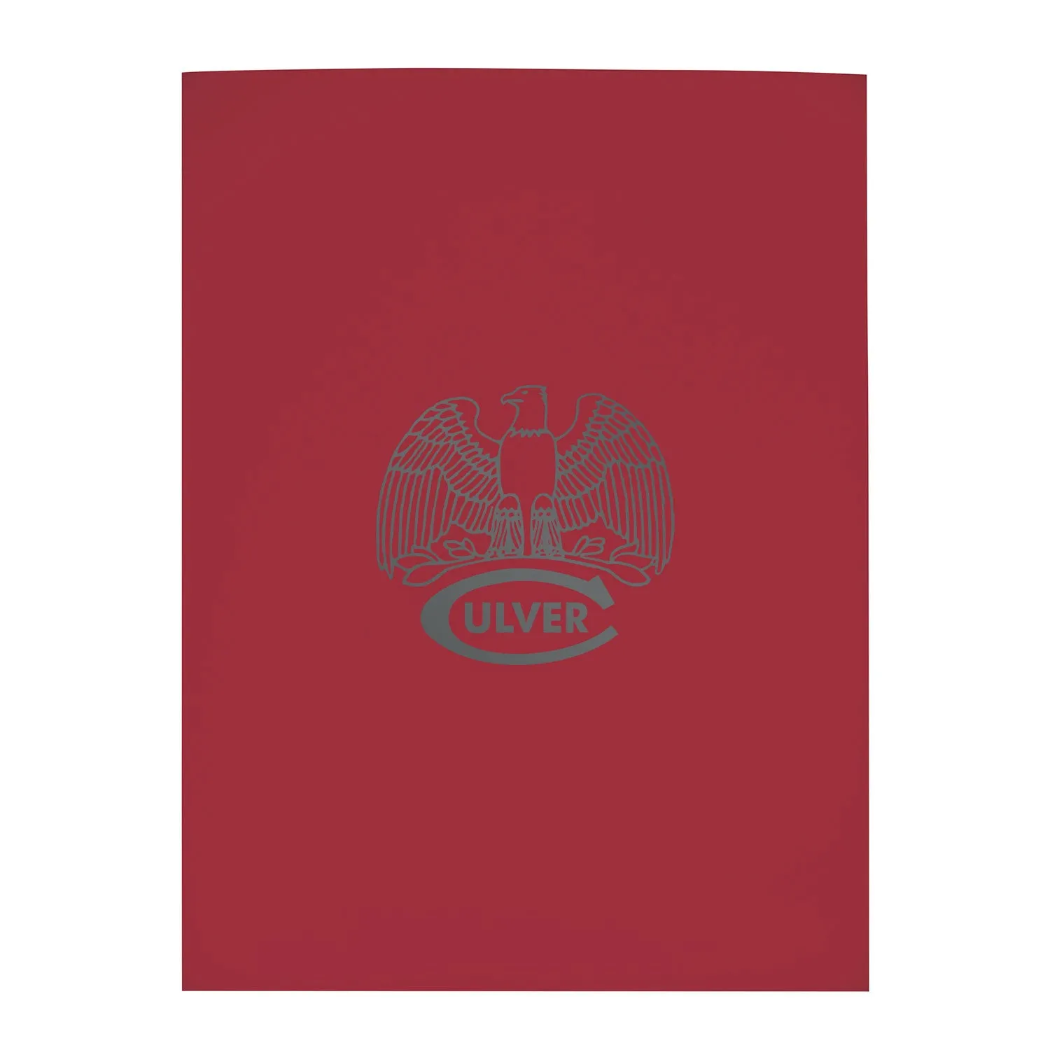 Gloss Paper Folder - Maroon
