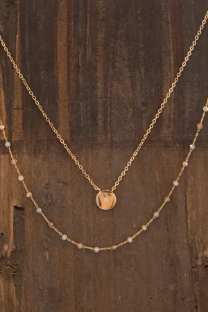 Gold Dainty Layered Chain Necklace