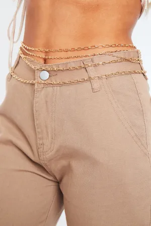 Gold Layered Chain Belt - Faiza