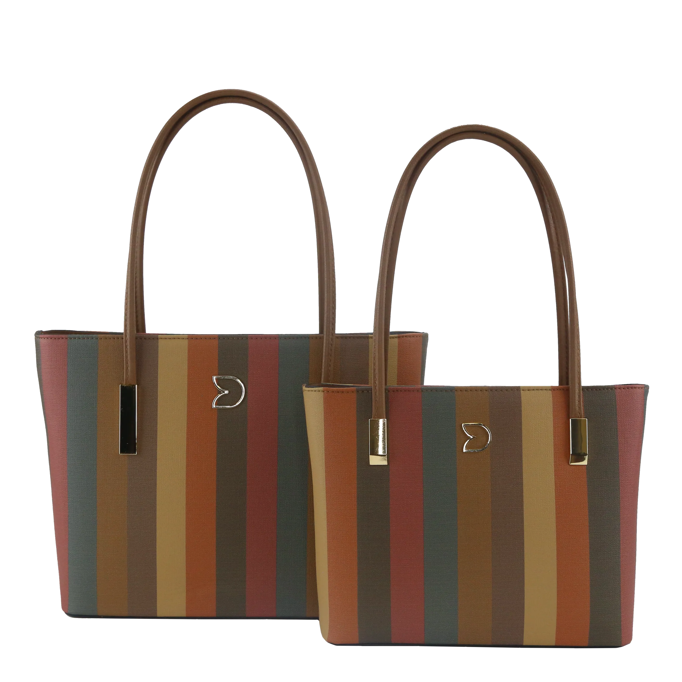 GS-1036LA - Stripes Style 2 Bags Set - 2 Colors