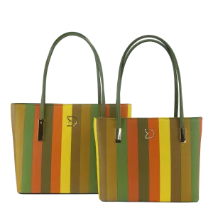 GS-1036LA - Stripes Style 2 Bags Set - 2 Colors